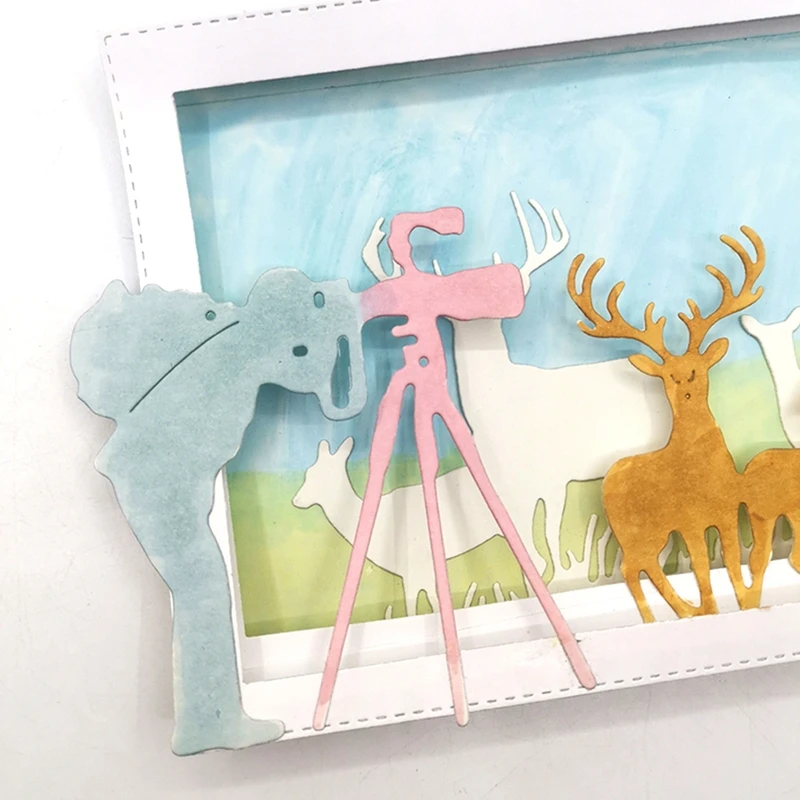 

1Pc Cutting Dies 3D Metal Stencil Template for DIY Craft Scrapbooking, Card Maki X7JE