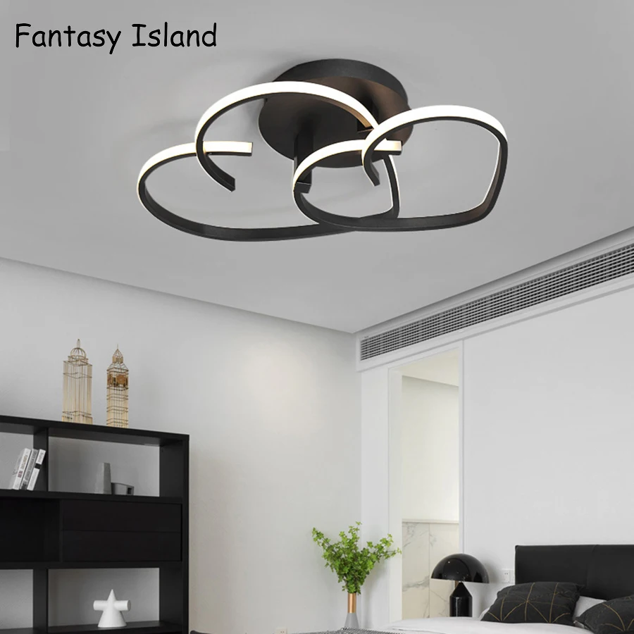 Креативный светодиодный потолочный светильник в форме сердца для гостиной