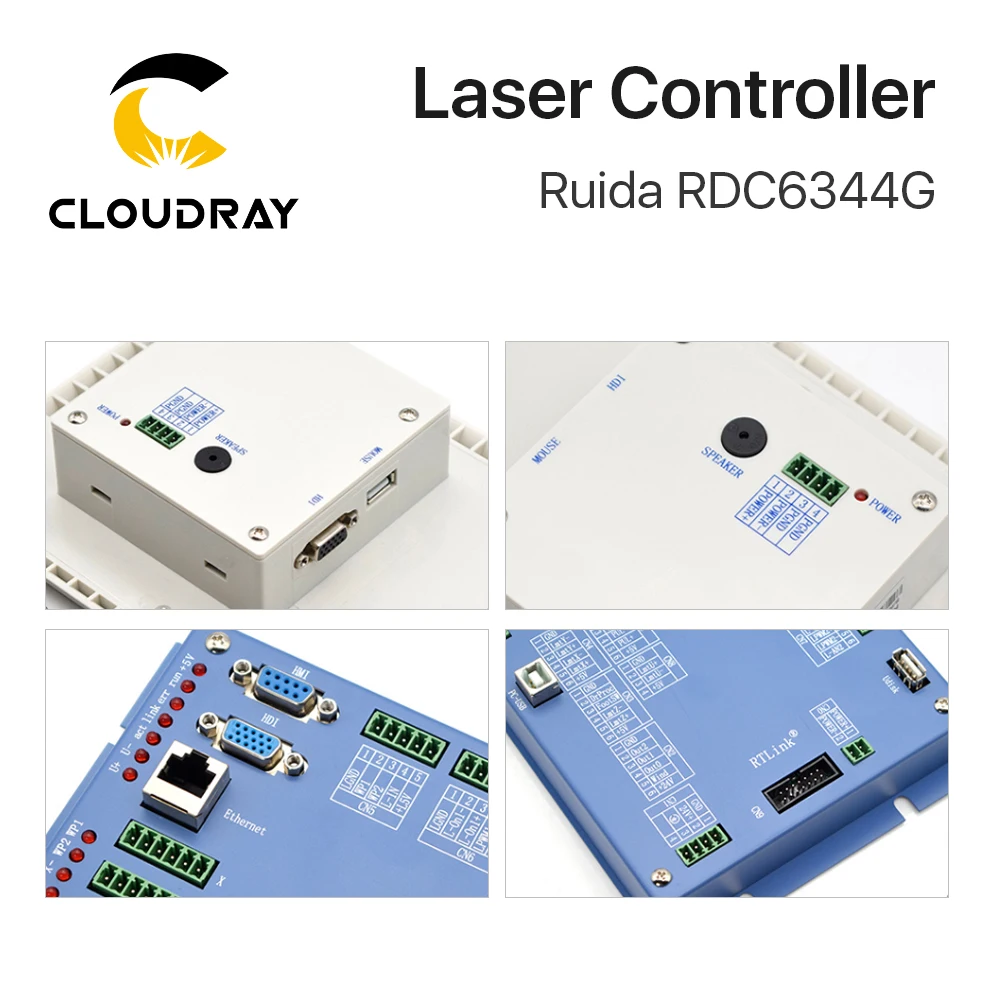 Cloudray Ruida RD RDC6344G 7 &quotсенсорный экран Панель Co2 лазерный DSP контроллер для Лазерная