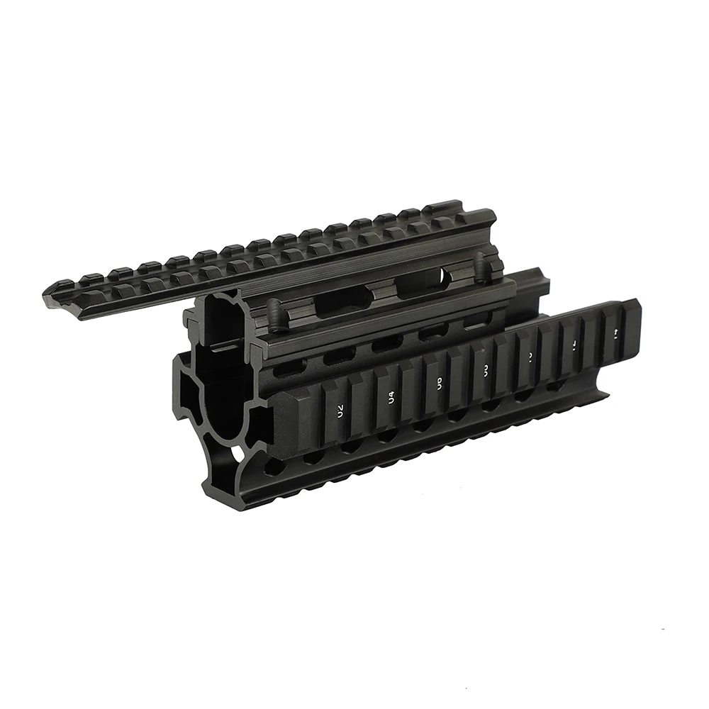 

Tactical AK Handguard RIS Quad Rail System Standard Picatinny Weaver Rail Scope Mounts for AK47 74 AKs Gun Accessories Parts