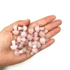 МИЛЫЙ натуральный розовый кристалл кварца в форме гриба полированный Stonea Декор исцеляющий подарок натуральные кварцевые кристаллы
