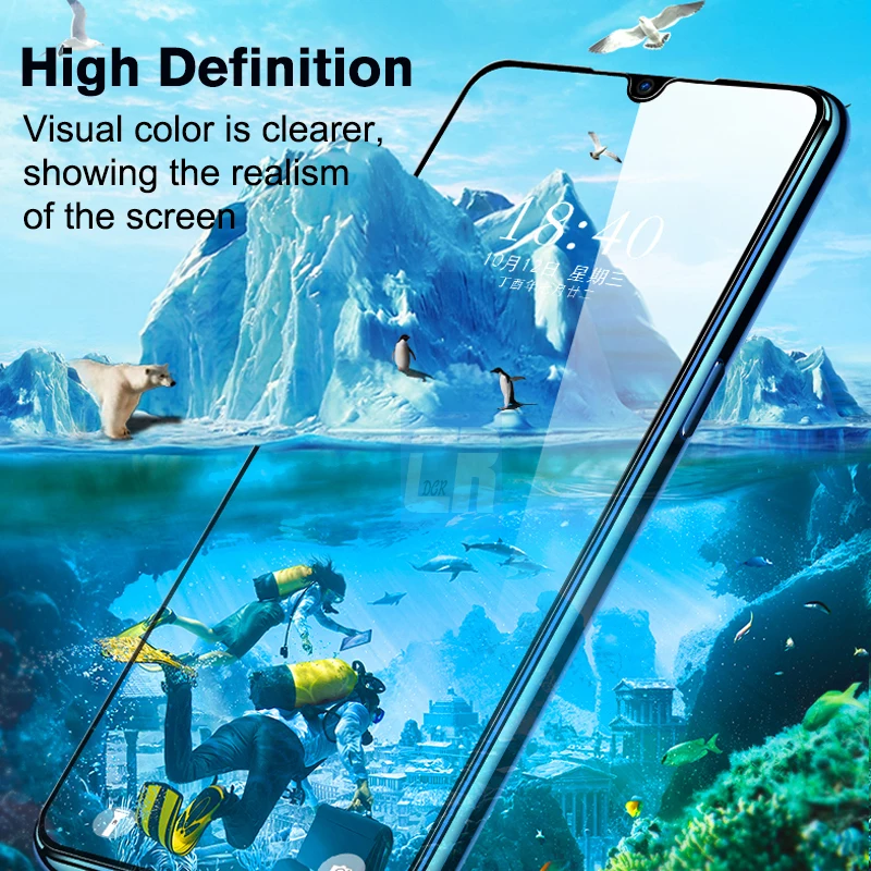 

20D Tempered Glass on the for OPPO A91 A72 A52 A53 A5 A9 2020 Reno 2z 4 Screen Protector for Realme X7 7 6 5 Pro Protective Film