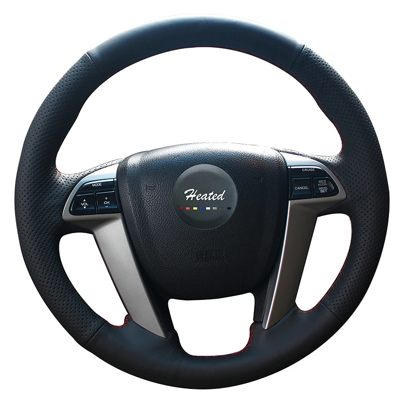 Чехол на руль для Honda Accord 8 2008 2013 Odyssey 2011 2014 Pilot 2016 2017 Кожаная оплетка из микрофибры