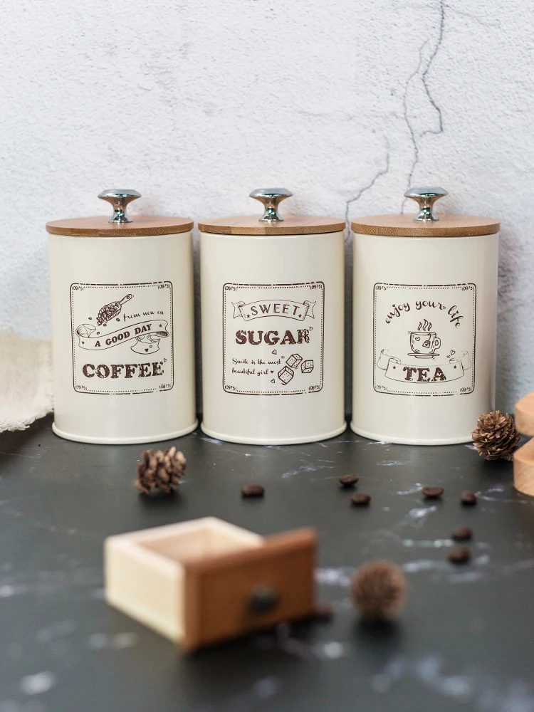 Женский бамбуковый герметичный металлический контейнер для еды банка чая