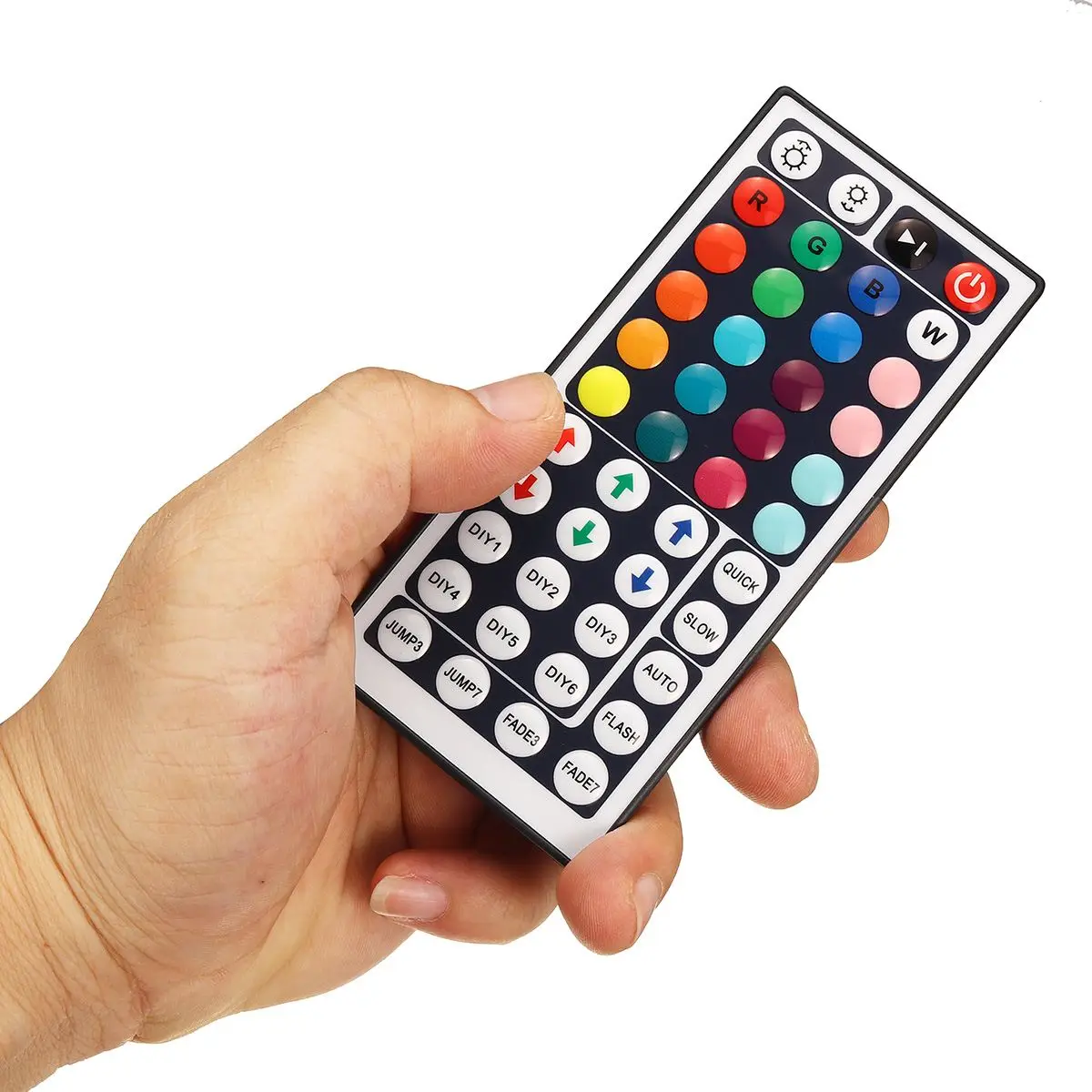 

USB LED Strip Light DC 5V Flexible Lamp 44Keys 5050 RGB LEDs 1M 2M 3-M 4M 5M Desktop Decor Tape TV Background Lighting