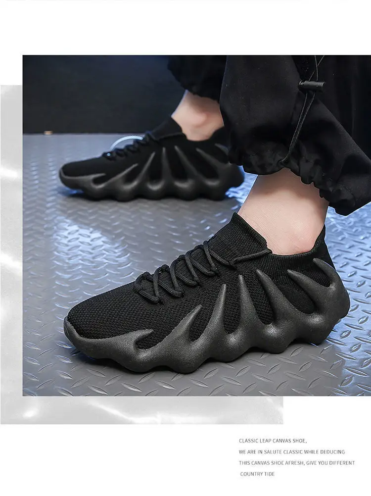 

Running Shoes 2021 Autumn New Old Old Flying Weave Mesh Breathable Volcanic Shoes Casual Shoes