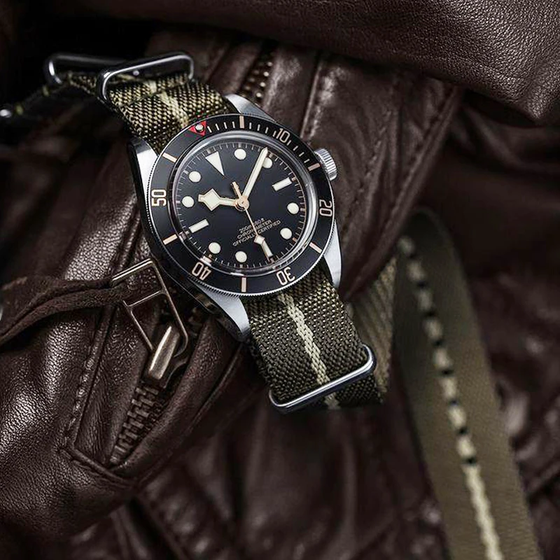 Ремешок нейлоновый для наручных часов сменный Браслет Tudor Nato 20 мм 22 аксессуары |