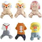 Вельветовые штаны с полосками для домашних животных, размер XL