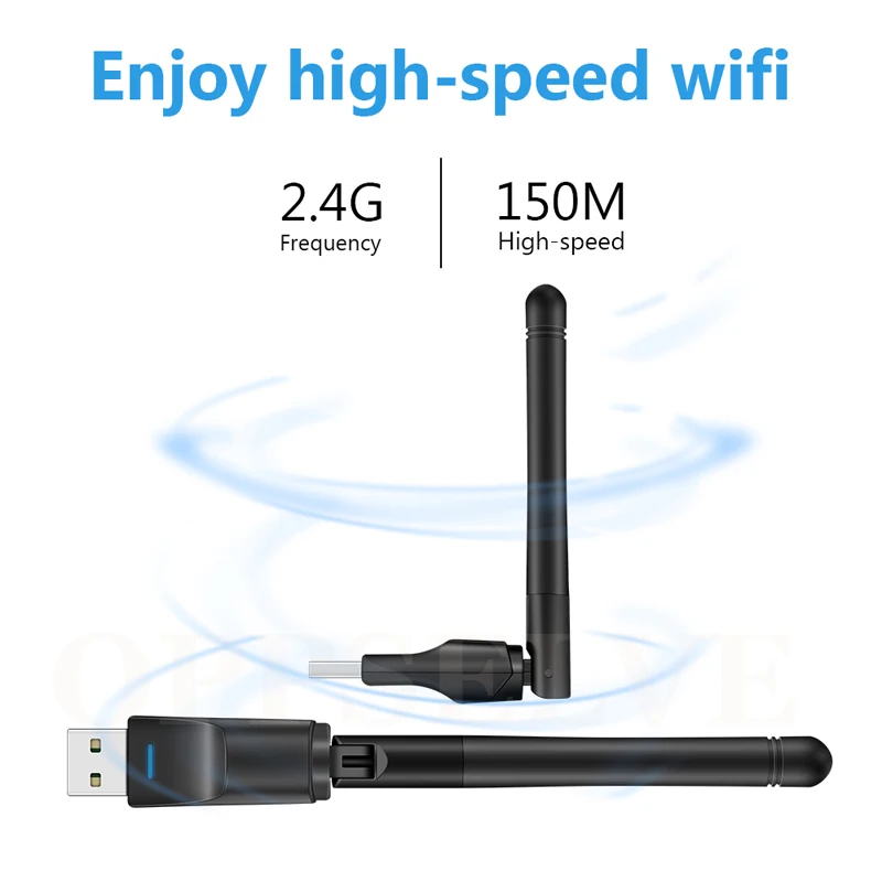 Высокая Скорость 150 Мбит/с Wi-Fi антенны Беспроводной ПК сетевая карта USB Wifi адаптер