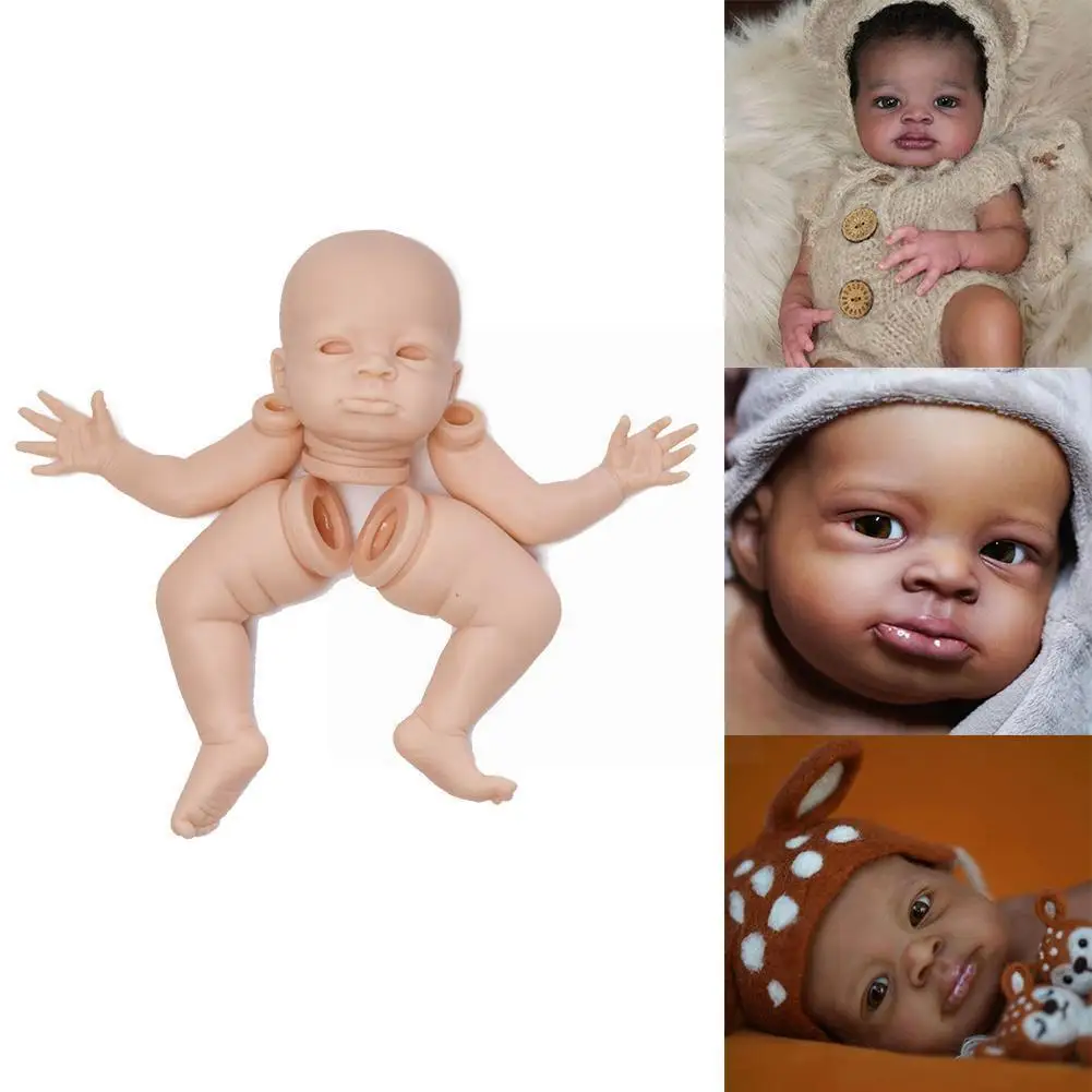 

20 дюймовый Неокрашенный Комплект Reborn Lanny Незаконченный мягкий и тело с деталями глаз цвет E2c7