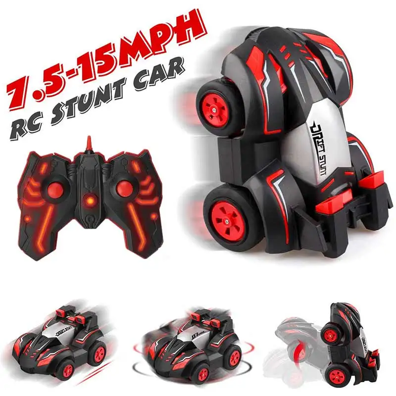 Stunt Remote Control Car RC Four-Wheel Toy 360 Degree Spinning Rolling Rotating Cars Kids Vehicle Toys Boys Girls Gift |