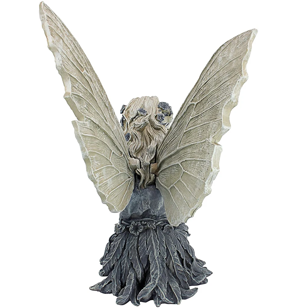 

Fairy Sitting Garden Statue Ornament Decoration Resin Crafts Decor Figurines Home Garden Landscaping Backyard Lawn Decoration