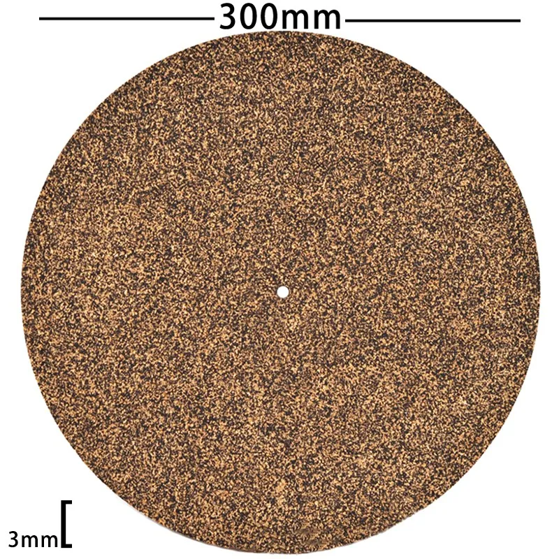 Cork & Rubber Turntable Platter Mat Slipmat Anti-Static for LP Vinyl Record | Электроника