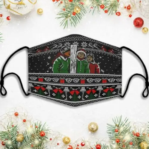 

Three Kids A Christmas Story Christmas Face Mask Cartoon Mask Snow Face Mask