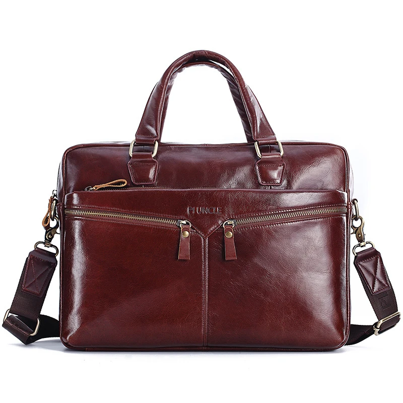 100% мужской портфель из натуральной коровьей кожи сумка для бизнеса мужская