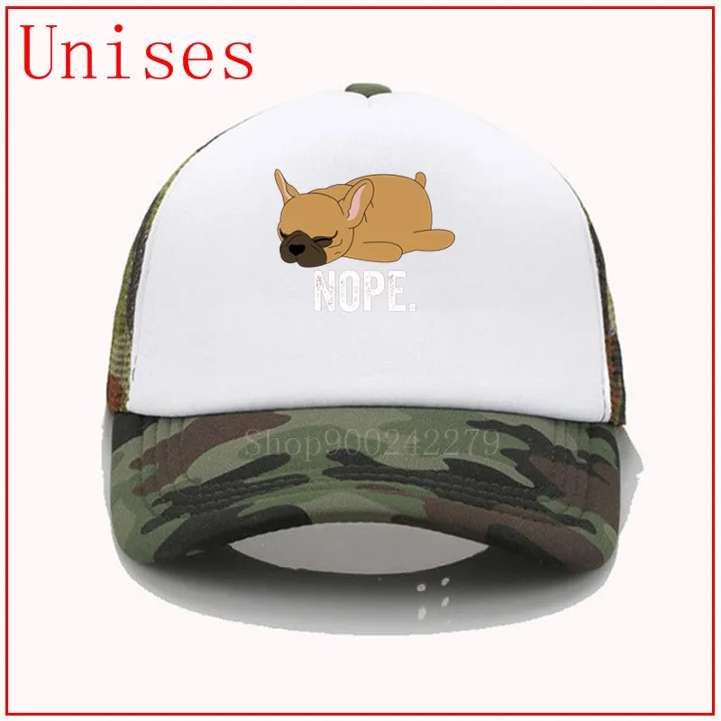Ленивый олень Французский бульдог Nope не сегодня бейсболки для женщин