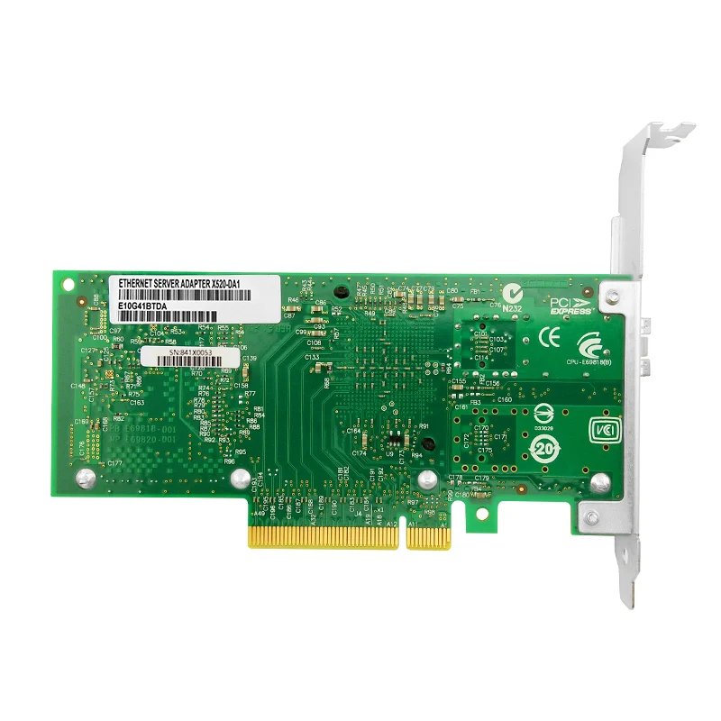 X520-DA1 PCI-E Ethernet конвергентная сетевая карта SFP+ 10G PCIe 2,0X8 серверный адаптер