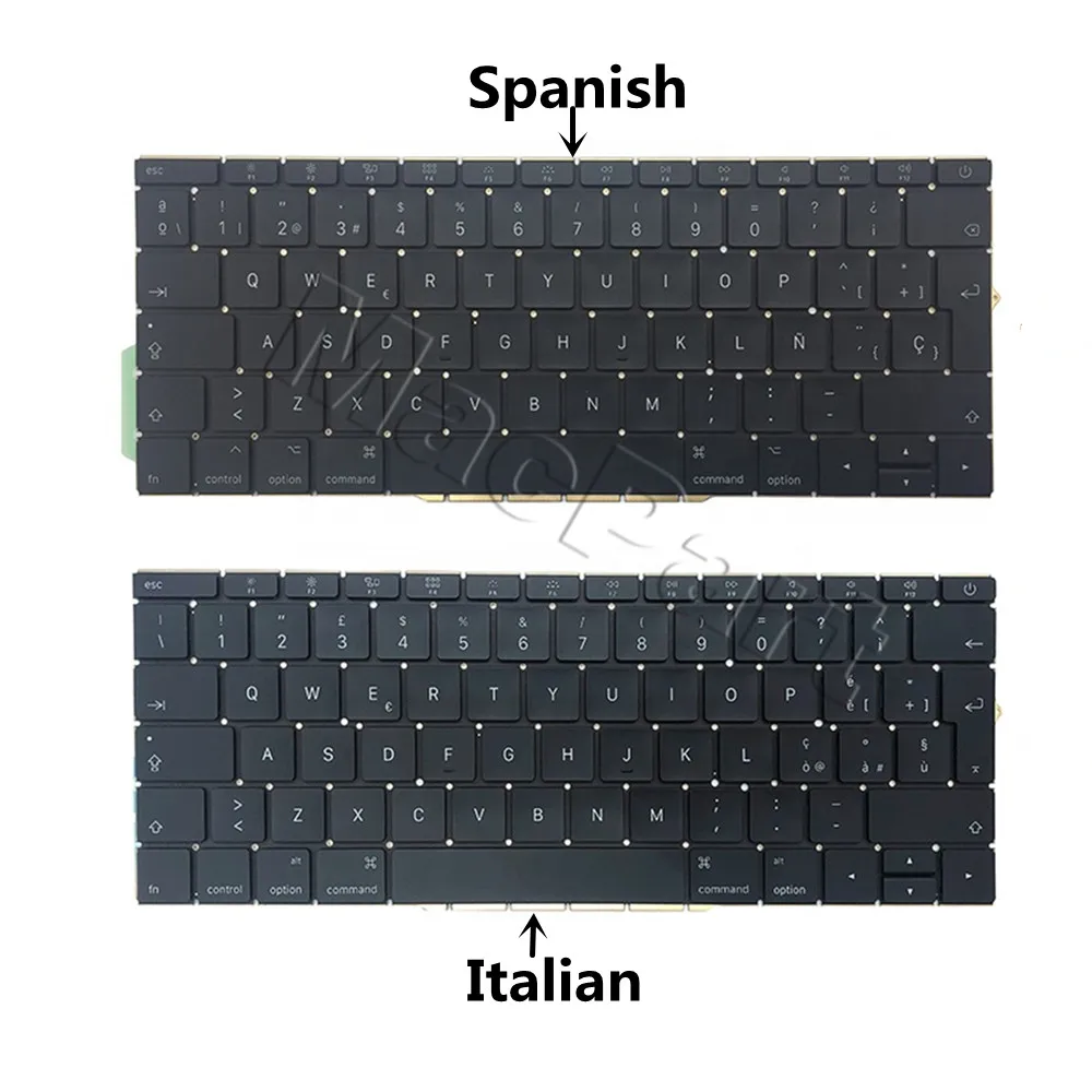 Оригинальная клавиатура для Macbook Pro A1708 американская английская французская