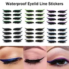 Подводка для глаз, многоразовая Бриллиантовая искусственная подводка для глаз, подводка для глаз, стикер для макияжа, Прямая поставка