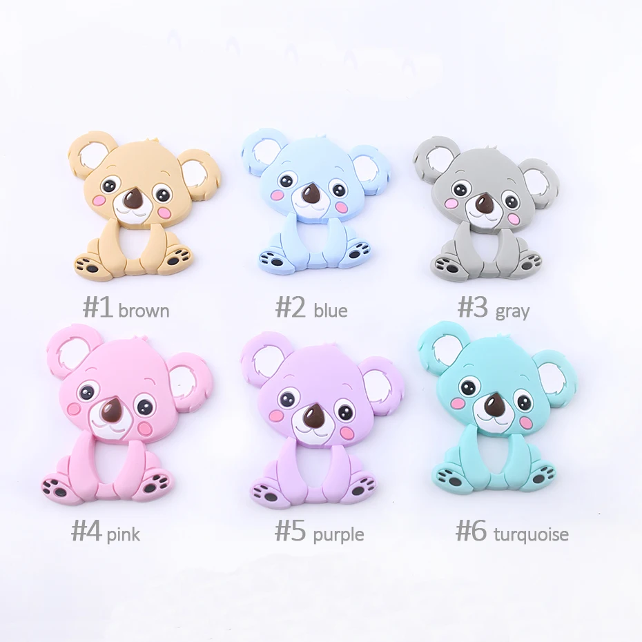 Детский силиконовый Прорезыватель для зубов от Let's Make 10 шт.|baby pendant|pendant necklacependant