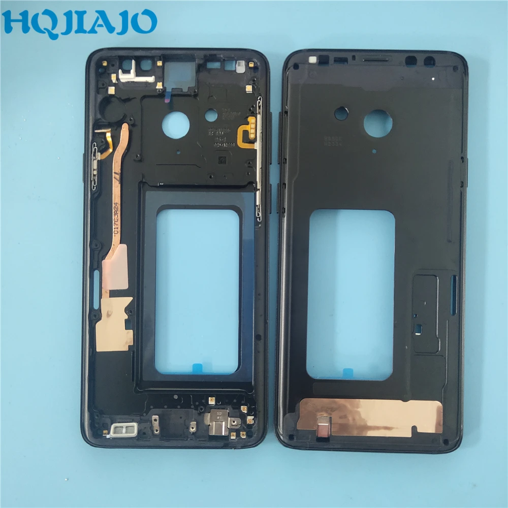 Для Samsung Galaxy S9 G960 G960F + Plus G965 G965F корпус телефона шасси ЖК-пластина новая средняя
