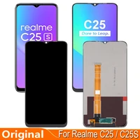 original 6 4 for realme c25 rmx3193 rmx3191 lcd dispaly touch digitizer screen assembly for realme c25s rmx3195 rmx3197 lcd