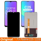 ЖК-дисплей 6,4 дюйма для Realme C25 RMX3193 RMX3191, дисплей с сенсорным дигитайзером в сборе для Realme C25S RMX3195 RMX3197, ЖК-дисплей