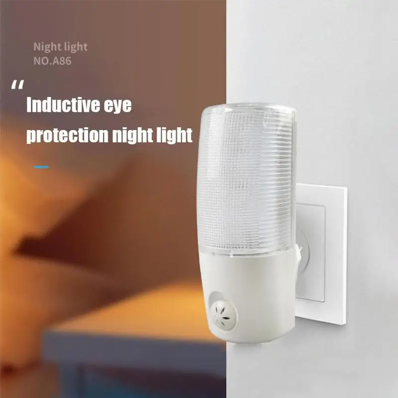 

LED Night Lamp Light Intelligent Sensor Control Light EU UK Plug Energy Saving Light Stair Kitchen Kids Bedroom Lighting