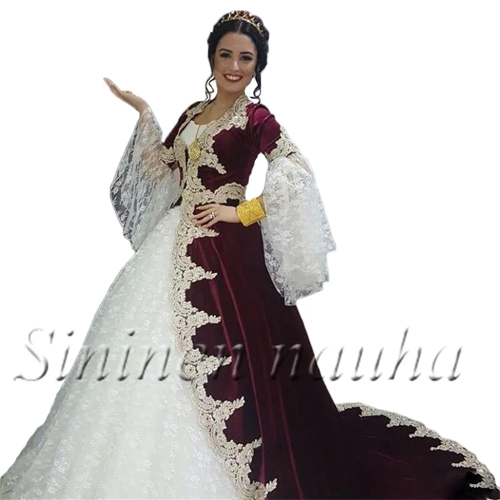 

Vintage Medieval Evening Dresses for Party Formal Gown 2 Piece Long Sleeve Wedding Gown Vestidos De Festa Robe De Soiree 429