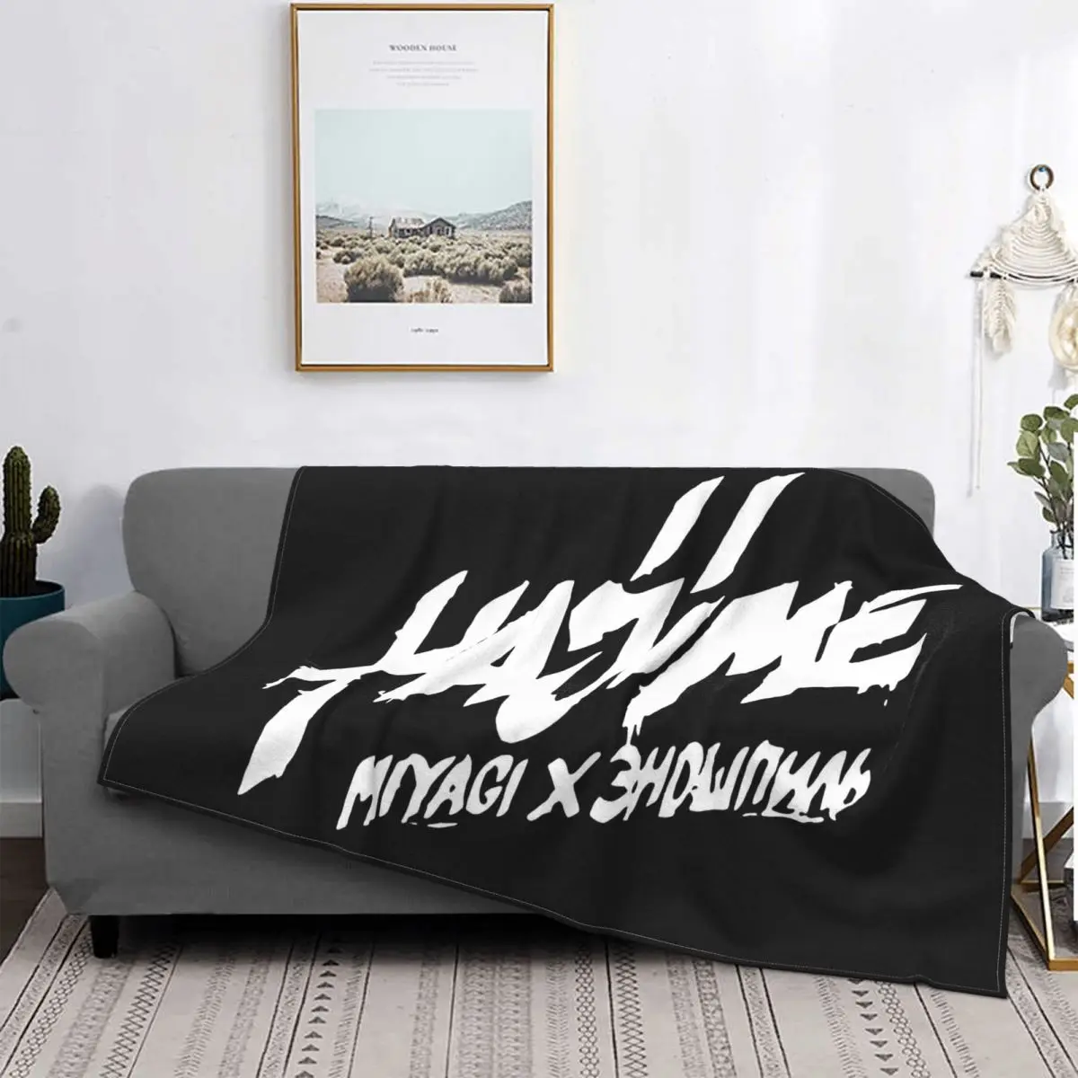 

Hajime Miyagi Andy Panda Tops Baseball Russian Hip Hop Band Gyms Fitness Tops Outdoor Flannel Blanket