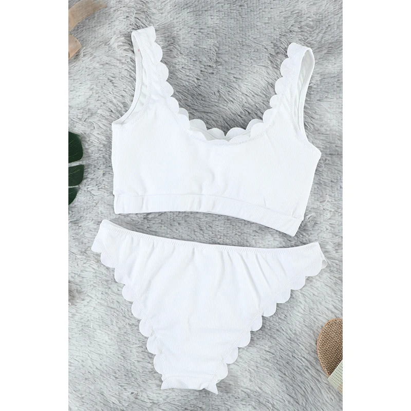 

Solid High Cut Bikinis 2021 Woman Swimsuit 2 Pieces Set Push Up Swimwear Sexy Bikini Bathing Suit Women Beach Wear Swimming Suit