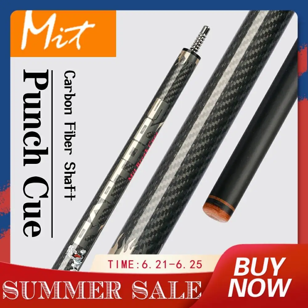 

MIT Billiard Break Cue Carbon Fiber Shaft 13mm PREDATOR Tip Punch Cue 3/8*8 Radial Pin Carbon Fiber Butt 147cm Break Cue Stick