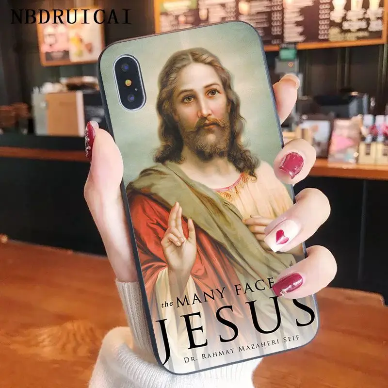 

NBDRUICAI Jesus Christ High Quality Phone Case for iPhone 11 pro XS MAX 8 7 6 6S Plus X 5 5S SE XR case