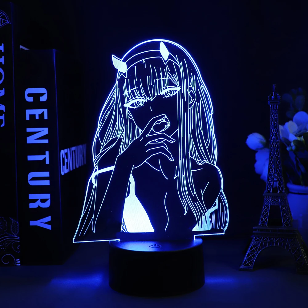 Аниме лампа 3D светильник светодиодный ночной Светильник меняющие цвета s фигурка