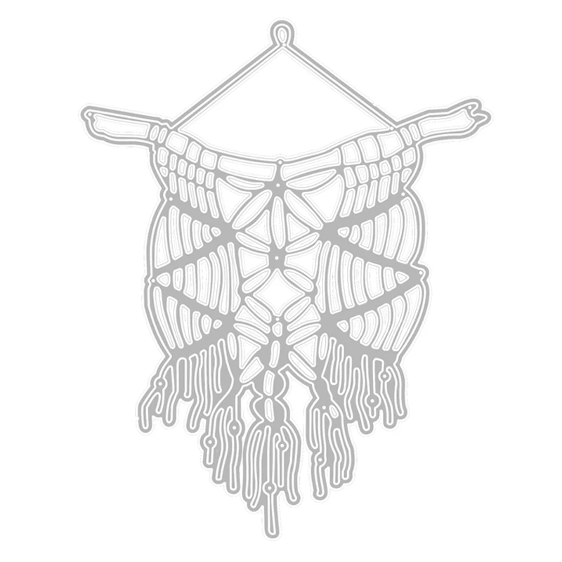 

2020 New Banners Macrame Metal Cutting Dies For DIY Lace Embossing Background Decoration Greeting Card Cut Scrapbooking No Stamp