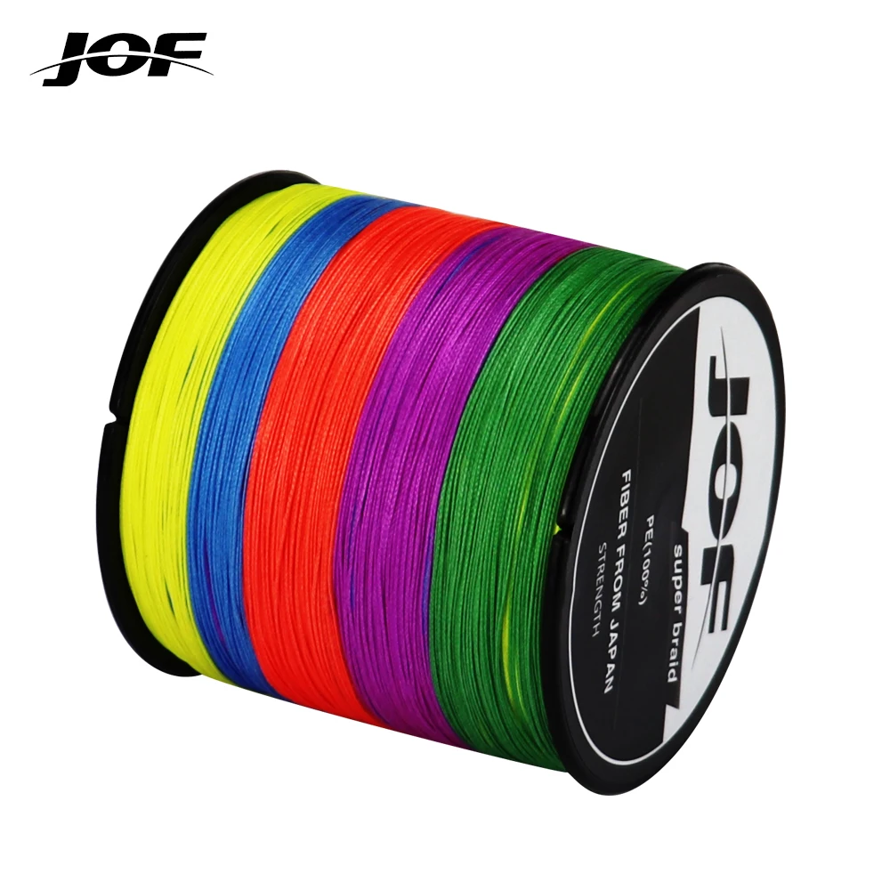 JOF 4 Strands Braided Fishing Line Multifilament 300M Carp Fishing  Japanese Braided Wire Fishing Accessories Pe Line