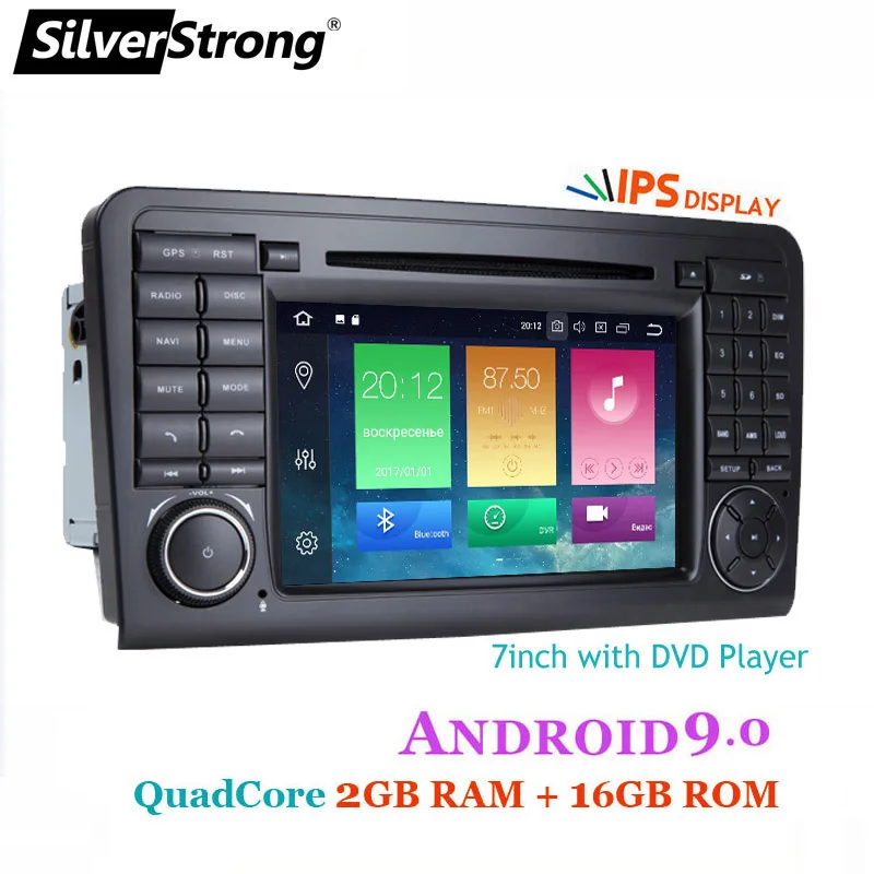 SilverStrong Android9.0 4G 64GB Автомобильный DVD для Mercedes Benz ML W164 GL 8 ядерный android автомобильный dvd аудио вариант 4 ядра 2G16G