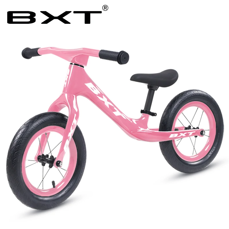 BXT 12 дюймов карбоновая рама детский велосипед карбоновый детский баланс велосипед для От 2 до 6 лет детский карбоновый полный велосипед для детей