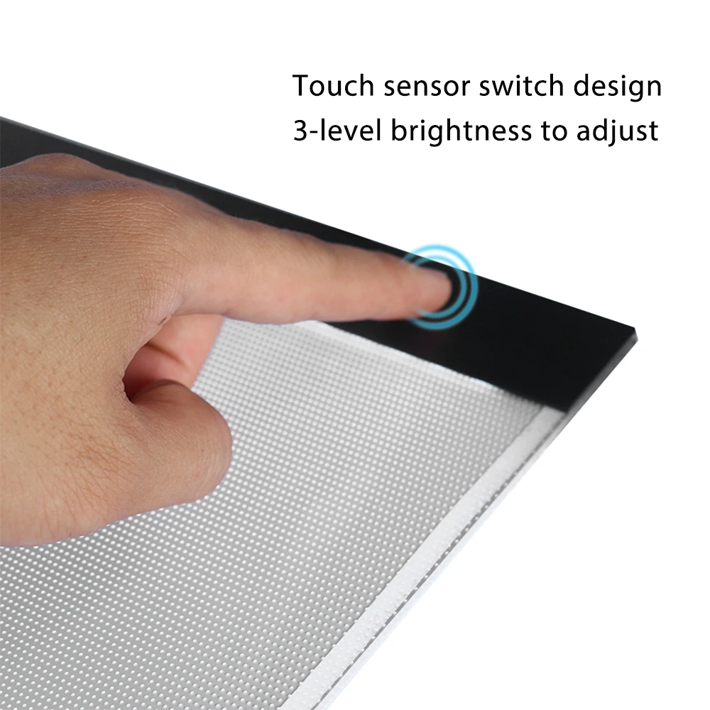 Световой короб со светодиодный Ной подсветкой 3 уровня яркости для художников