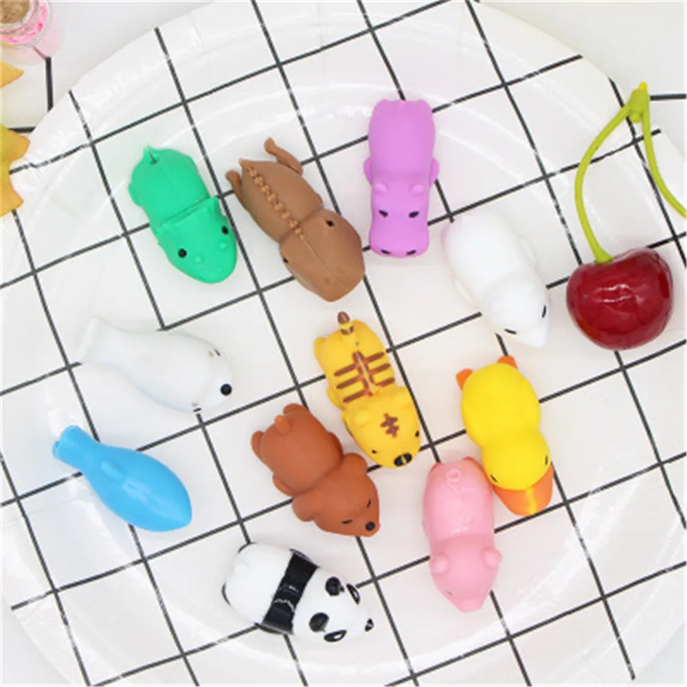 Данные кабель защита рукав намотки милые животные протектор для мобильного