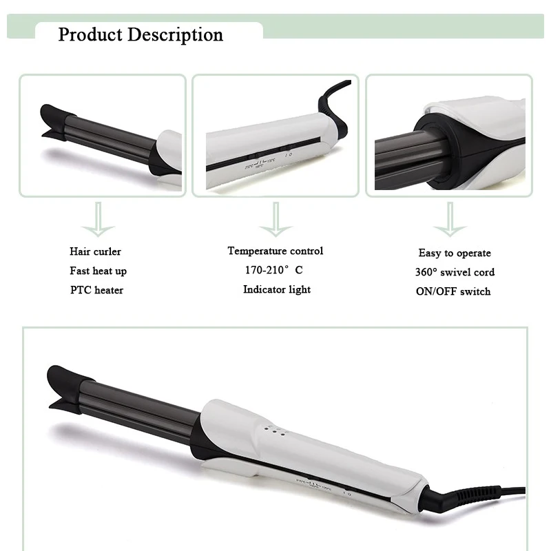 Щипцы для завивки волос утюжок 2 в щипцы выпрямление гофрированной гофре укладки