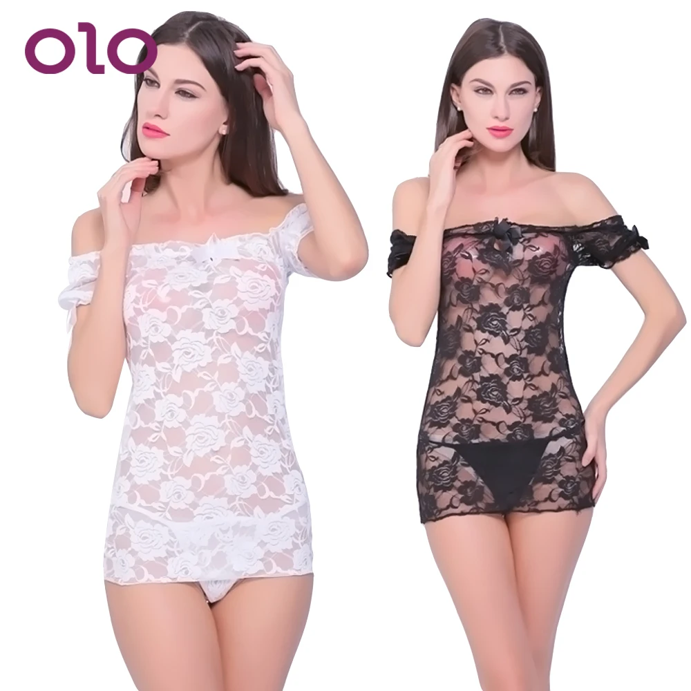 Трусики OLO костюмы порно кружевная ночная рубашка с открытой спиной сексуальное нижнее белье сексуальная