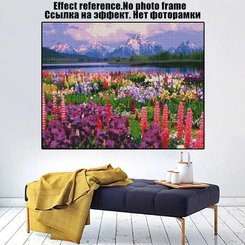 MIAODU, полностью квадратная Алмазная вышивка, алмазная вышивка, Цветочный декор, стразы