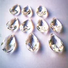 10 шт.лот 28 мм кристалл маркиз ясный угол слеза груша люстра Ограненный заостренный Овальный Кулон DIY стеклянные солнцезащитные аксессуары