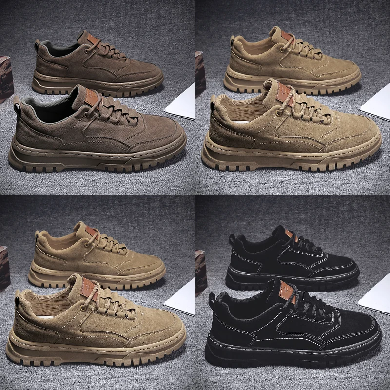 

CYYTL Hiking Shoes for Men Casual Leather Shoes Driving Shoes Business Leather Shoes British Style Genuine Cowhide Shoes