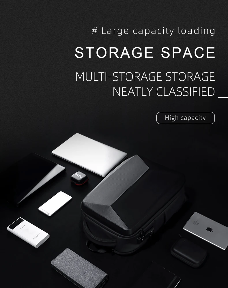 

New Fashion Waterproof Backpack Anti-Thief School Backpacking Fit for 15.6 Inch Laptop Men Travel Business Backpacks