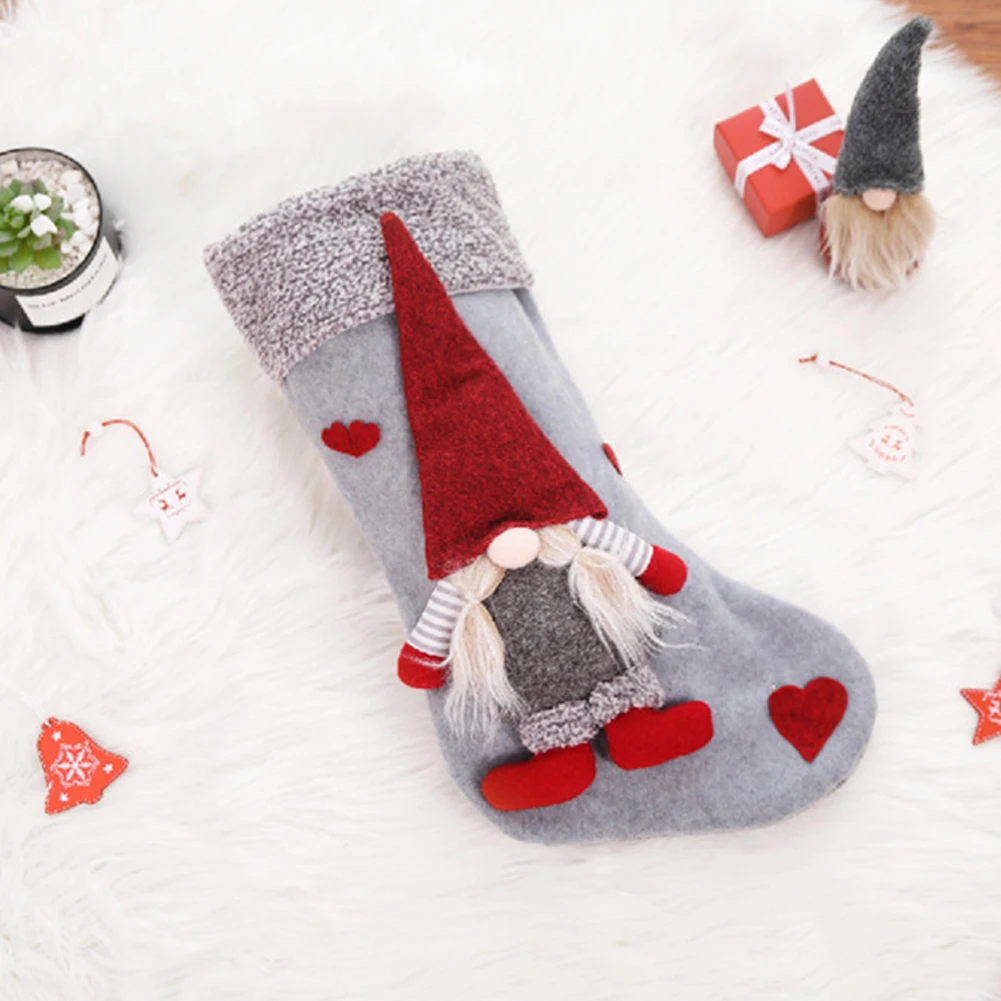 Праздничная Сумочка Рождественский чулок украшение домашний декор Подарочный