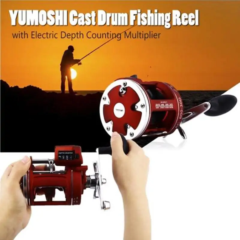 Yumoshi 30 50 литая наживка литое барабанное колесо Карп металлическая катушка pesca