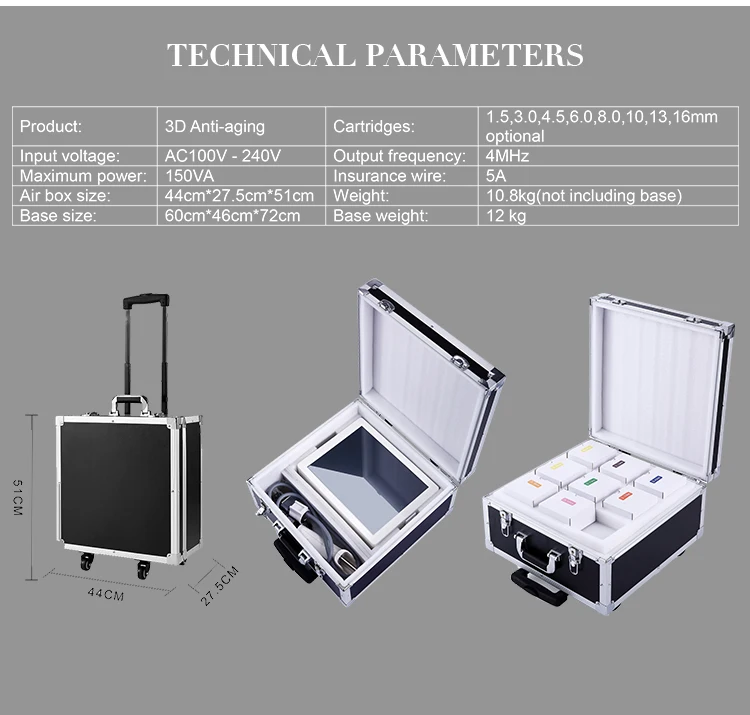 

3D Anti-wrinkle skin tightening machine beauty face tool body shaping slimming face and body massager