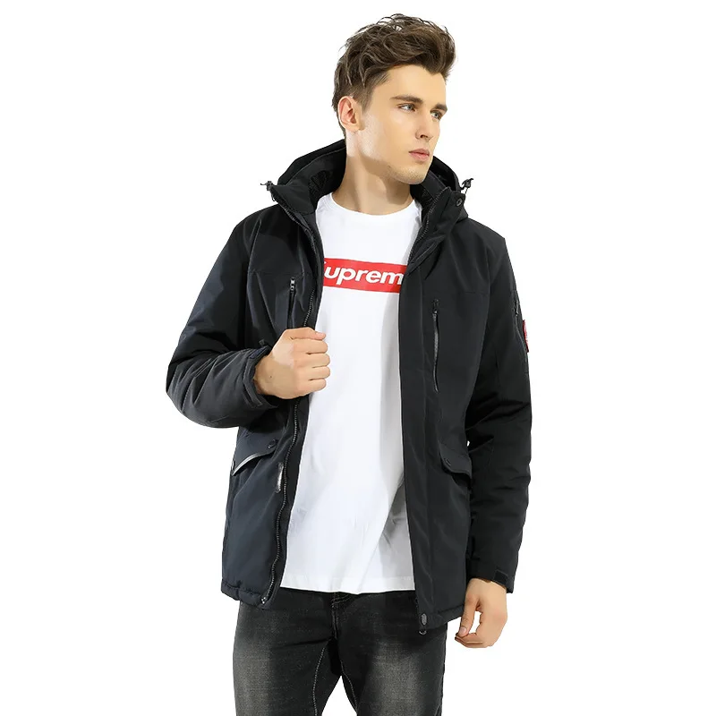 Новый стиль 2019 Мужская Уличная хлопковая стеганая одежда водонепроницаемая